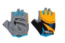 Bicycle gloves FACTOR, adult, size: XL, orange/blue