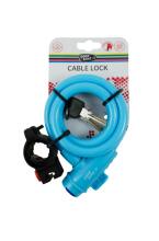 Cable lock SKY, Ø12x1000mm, blue