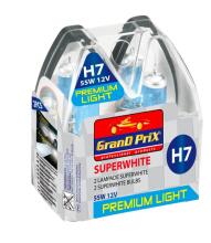 Halogēna lieljaudas spuldzes H7 SUPERWHITE, 2 gab