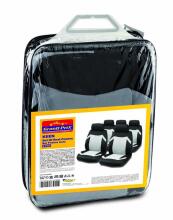 Set of car seat covers KEEN, black/grey