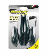 Door guards STYLEX BLACK, 4 pcs