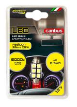 LED bulb, 1 pc., C5W 39mm Festoon/Canbus, 6SMD