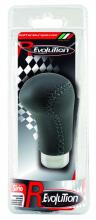 Gear shift lever tip SIRIO, black/grey 