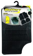 Set of rubber mats BINGO, black