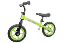 Kids balance bike 10 MONSTER, green/black