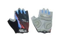 Bicycle gloves STAR, adult, size: S, black/blue