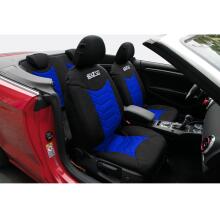 Sparco Universal Seat Cover Set, black/blue