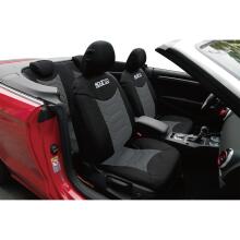 Sparco Universal Seat Cover Set, black/grey