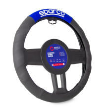 Sparco Steering Wheel Cover, black/blue