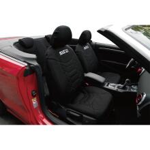 Sparco Universal Seat Cover Set, black/black