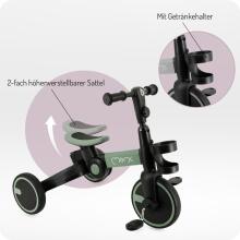 MoMi Filo 3-in-1 Tricycle Art.202894  рансформируемый детский трехколесный велосипед с педалями или без них, весом до 25 кг