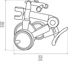 MoMi Filo 3-in-1 Tricycle Art.202894  рансформируемый детский трехколесный велосипед с педалями или без них, весом до 25 кг
