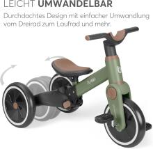 KikkaBoo Flash Tricycle Art.202895  līdzsvara velosipēds  pašiem mazākajiem 5-in-1, no 1 līdz 3 gadiem