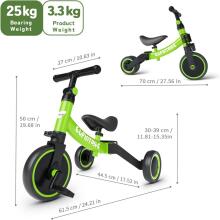Besrey 5 in 1 Children's Tricycle Art.202897