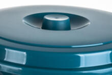 Bucket with lid 16L blue