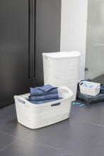 Washing box Ribbon 49L 46x27x59cm grey