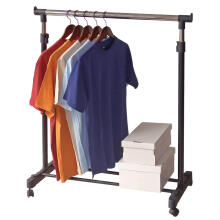 Deluxe Clothes Rack White 88x43x98-175cm white