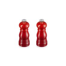 Le Creuset Salt and pepper grinder set 11cm red