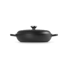 Le Creuset Чугунная неглубокая кастрюля 30 см / 3,5 л матовая черная