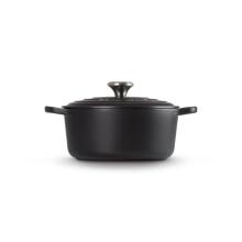 Le Creuset Čuguna katls apaļš &Oslash;26cm / 5,3L matēts melns