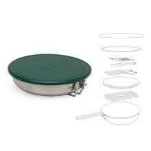 9-piece Adventure pan set &Oslash;18,4cm/0,94L stainless steel