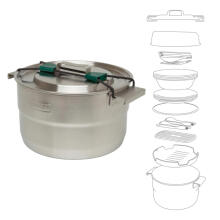 Ēdienu gatavošanas komplekts The Full Kitchen Base Camp Cook Set 3,5L nerūsējošā tērauda