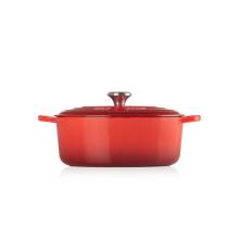 Le Creuset Čuguna katls ovāls 31cm / 6,3L sarkans 