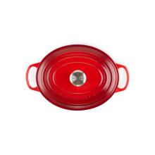 Le Creuset Ketaus puodas ovalus 31cm / 6,3L raudonas 