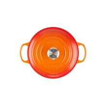 Le Creuset Чугунная кастрюля круглая &Oslash;26см / 5,3л оранжевая