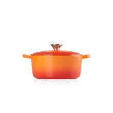 Le Creuset Чугунная кастрюля круглая &Oslash;26см / 5,3л оранжевая