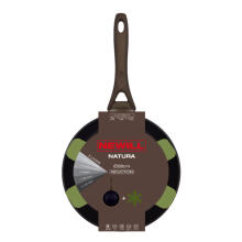 Frying pan Natura &Oslash;28cm induction brown with guard