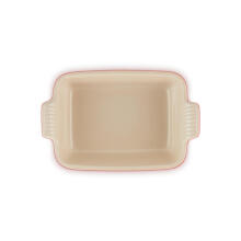 Le Creuset ristk&uuml;likukujuline p&auml;randkeraamika 19x14cm / 1,1L oranž