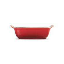 Le Creuset Rectangular Heritage Stoneware 19x14cm / 1,1L orange