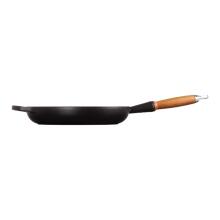 Le Creuset Cast iron pan with wooden handle &Oslash;28cm mat black 