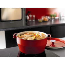 Pyrex SLOWCOOK ketaus puodas 24cm 3,6l raudonas