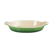 Le Creuset Oval Baking dish Heritage stoneware 28cm / 1,6L bamboo green