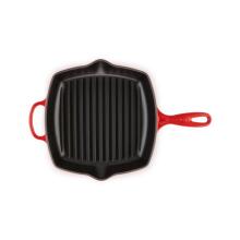 Le Creuset Malmist grillpann ruut 26x26cm punane