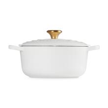 Le Creuset Čuguna katls apaļš &Oslash;20cm / 2,4L balts