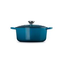 Le Creuset Ketaus puodas apvalus &Oslash;26cm / 5,3L mėlynas