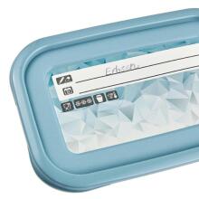 Set of food containers rectangular 2x2L Mia &amp;quot;Magic Ice&amp;quot; transparent/blue