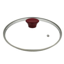 Cosmo frying pan with glass lid &Oslash;24cm induction red