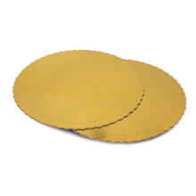 Paper cake trays in gold 2 pcs. Easy Bake &Oslash;32cm 