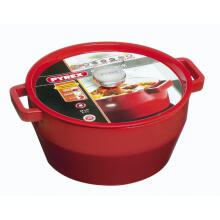 PYREX 6.3L &uuml;mmargune malm/&Oslash;28cm/punane