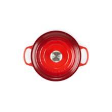 Le Creuset Чугунная кастрюля круглая &Oslash;24см / 4,2л красная 