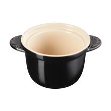 Le Creuset Мини-кокотница из керамогранита &Oslash;13 см / 0,45 л черный