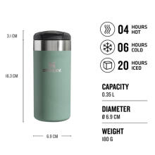 Thermos Mug The AeroLight Transit Mug 0,35L blue-grey