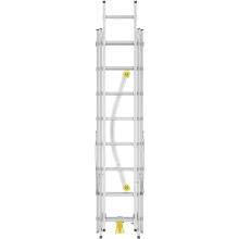 Kāpnes kombinējamās HobbyLOT / alumīnija / 2x8+1x9 pakāpieni