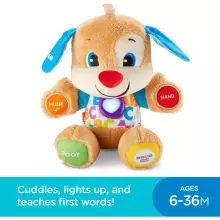Fisher Price Laugh and Learn Lithuanian Learning Puppy Art. FPN77 Muzikālā rotaļlieta interaktīvais Gudrais kucēns./suns (lietuviešu.val.)
