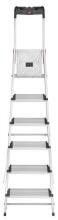 Household ladder L80 ComfortLine / aluminium / 6 steps