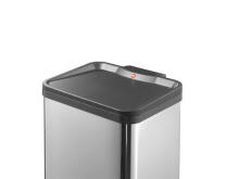 Waste sorting bin with pedal &Ouml;ko duo Plus M / 2x9L / silver